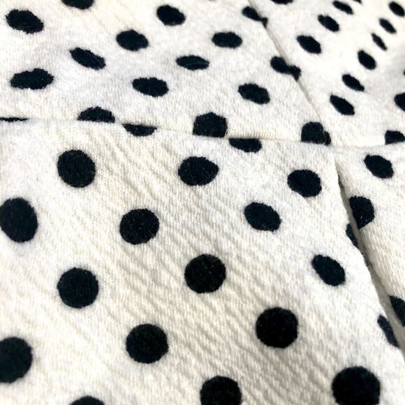 NWOT Anthro Postmark Polka Dot Sleeveless Peplum Top - Picture 5 of 5